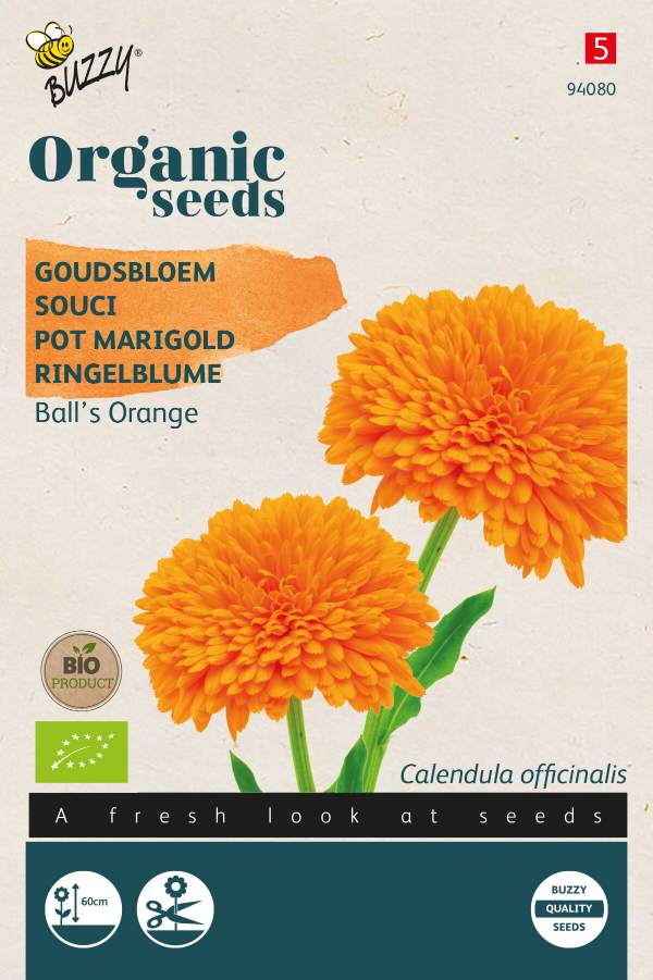 Goudsbloem Balls Orange - BIO