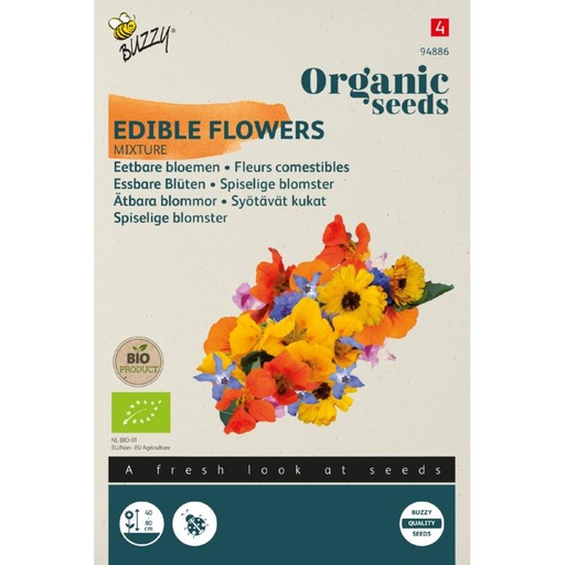 [Buzzy-94886] Fleurs comestibles Mélange - BIO